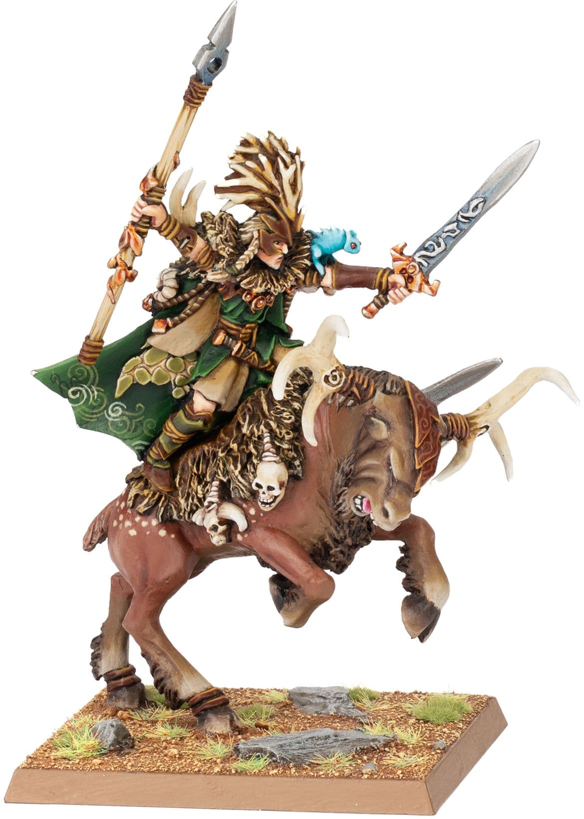 Wood Elf Noble on Great Stag - Image 1