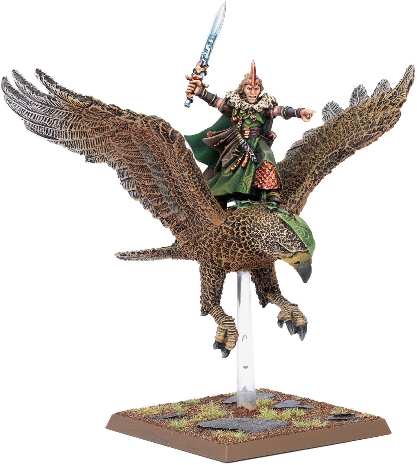 Wood Elf Noble on Great Eagle - Image 1