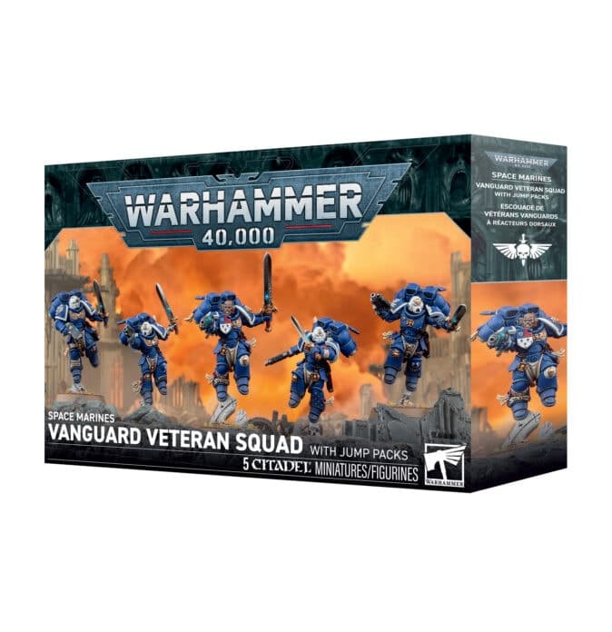 Space Marines Vanguard Veterans Squad with Jump Packs - Image 1