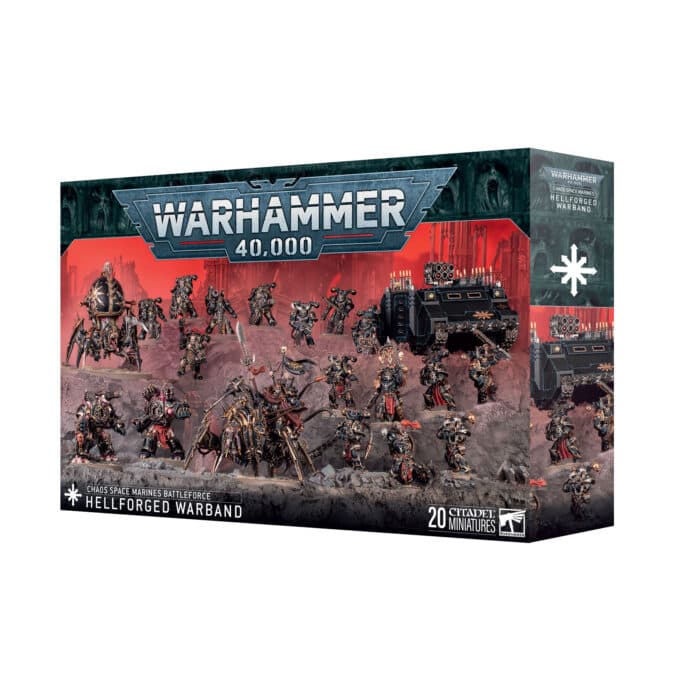 Chaos Space Marines Battleforce Hellforged Warband - Image 1