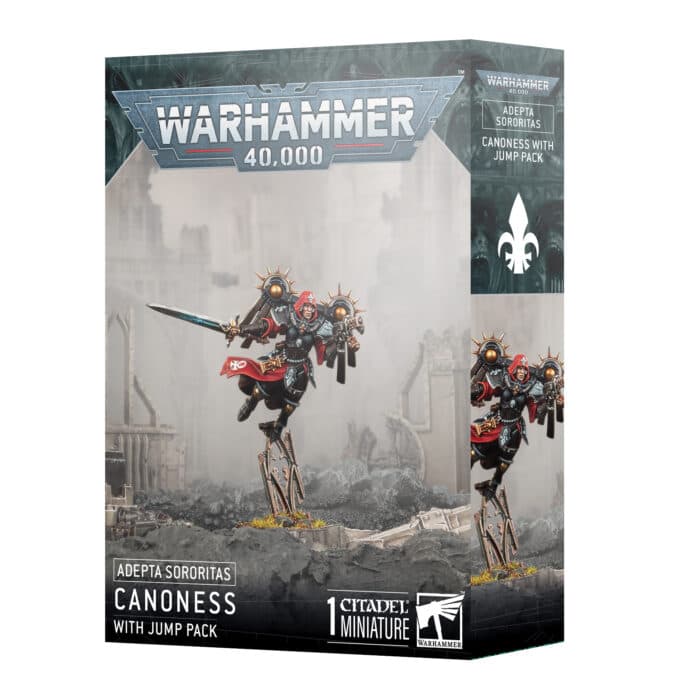 Warhammer 40000 Adepta Sororitas Canoness With Jump Pack - Image 1