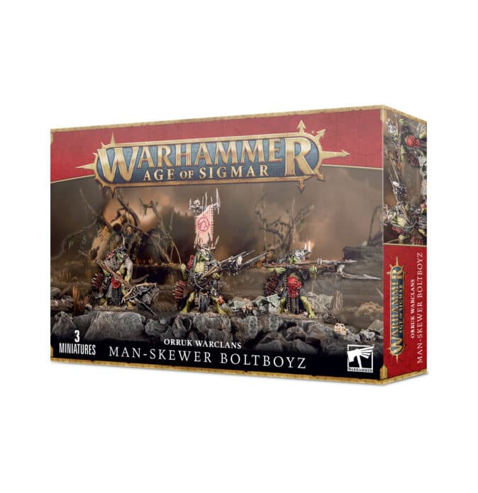 Orruk Warclans: Man Skewer Boltboyz