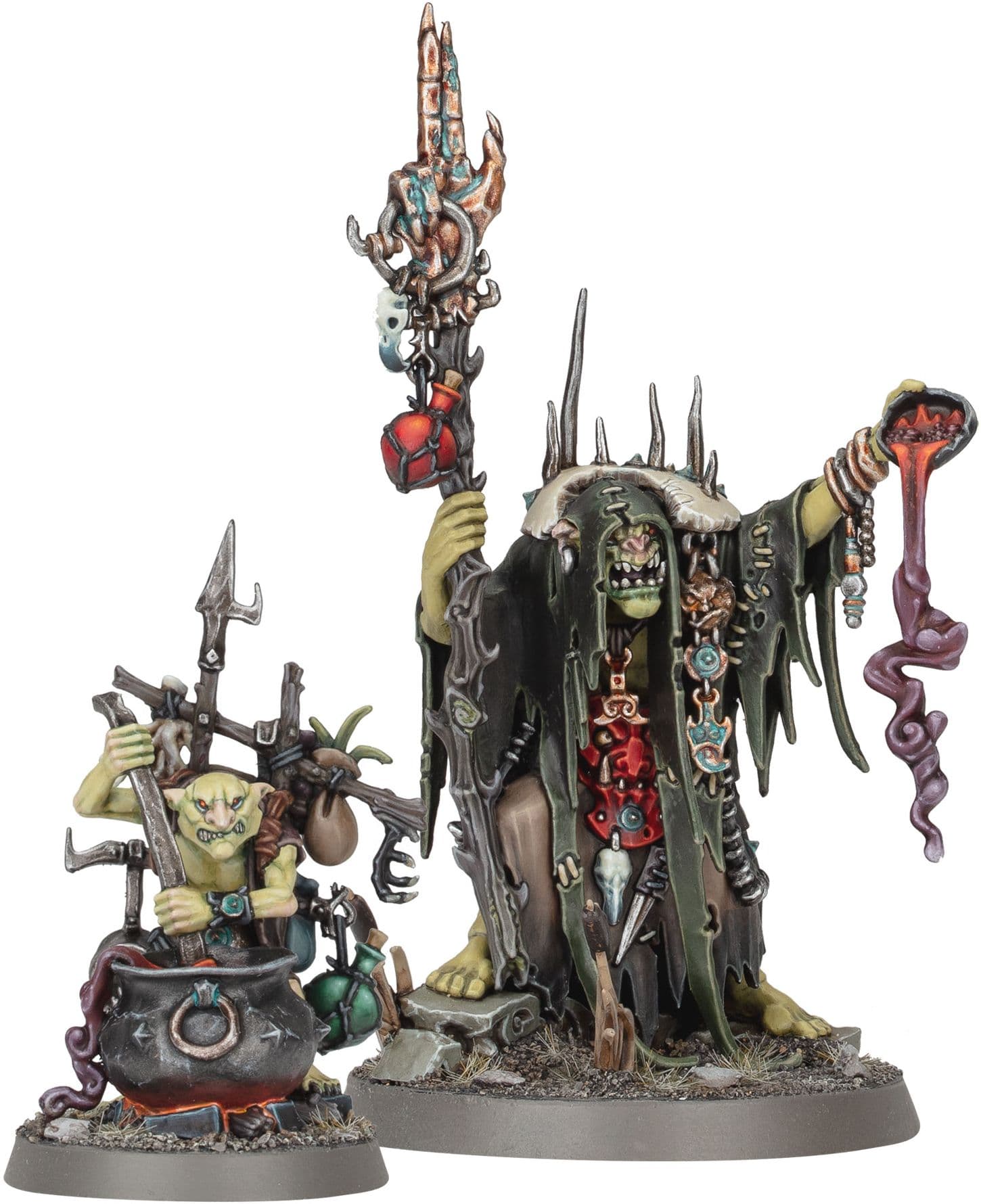 Swampcalla Shaman with Pot-grot - Image 1