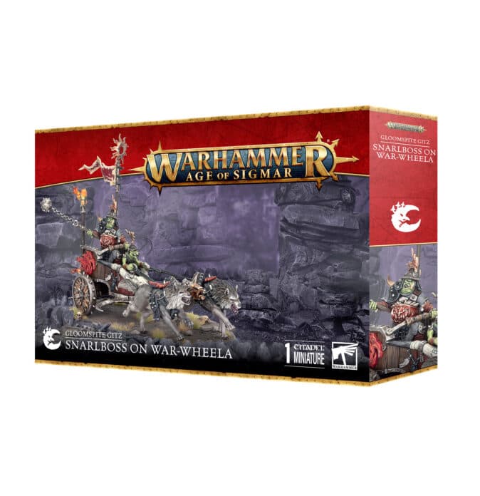 Age of Sigmar: Gloomspite Gitz Snarlboss On War Wheela - Image 1