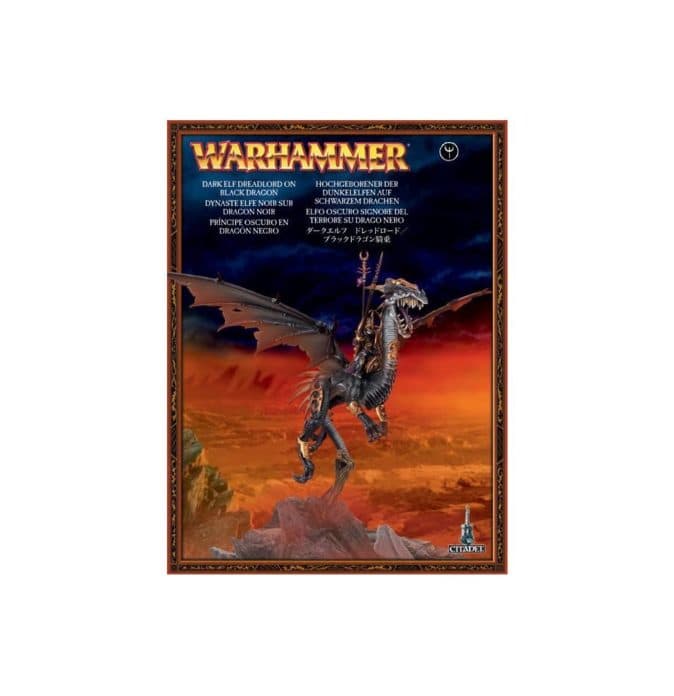 Dark Elf Dreadlord on Black Dragon - Image 1