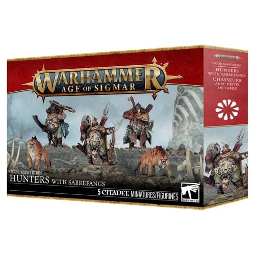 95-23 Warhammer: Age of Sigmar: Ogor Mawtribes: Hunters With Sabrefangs