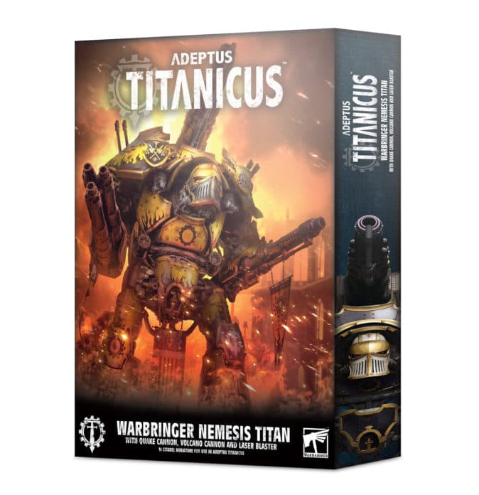 Adeptus Titanicus: Warbringer Nemesis Titan with Quake Cannon