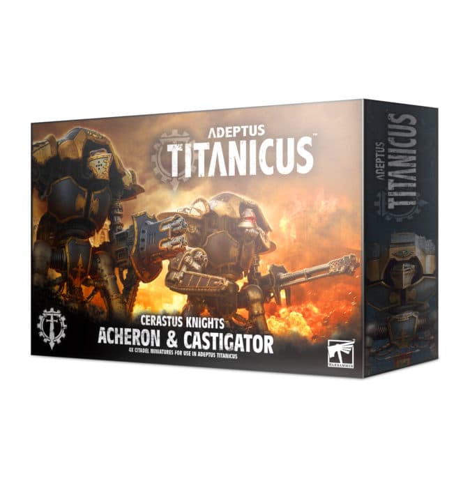 Adeptus Titanicus Cerastus Knights Acheron and Castigator