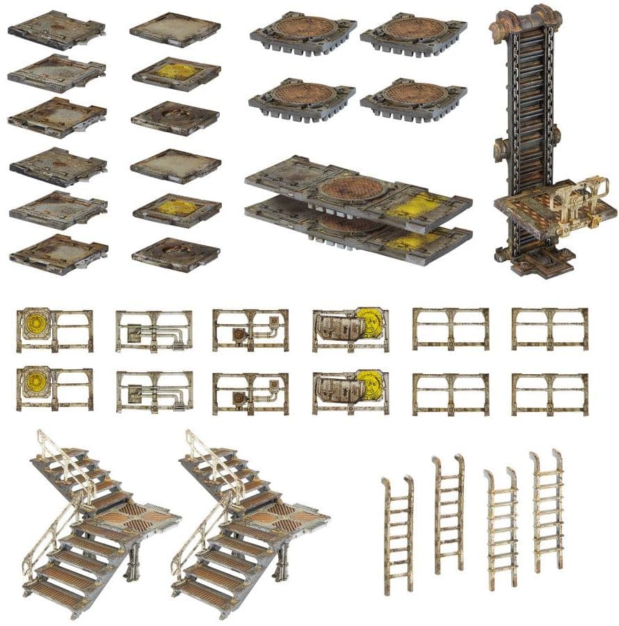 Necromunda Zone Mortalis Platforms and Stairs