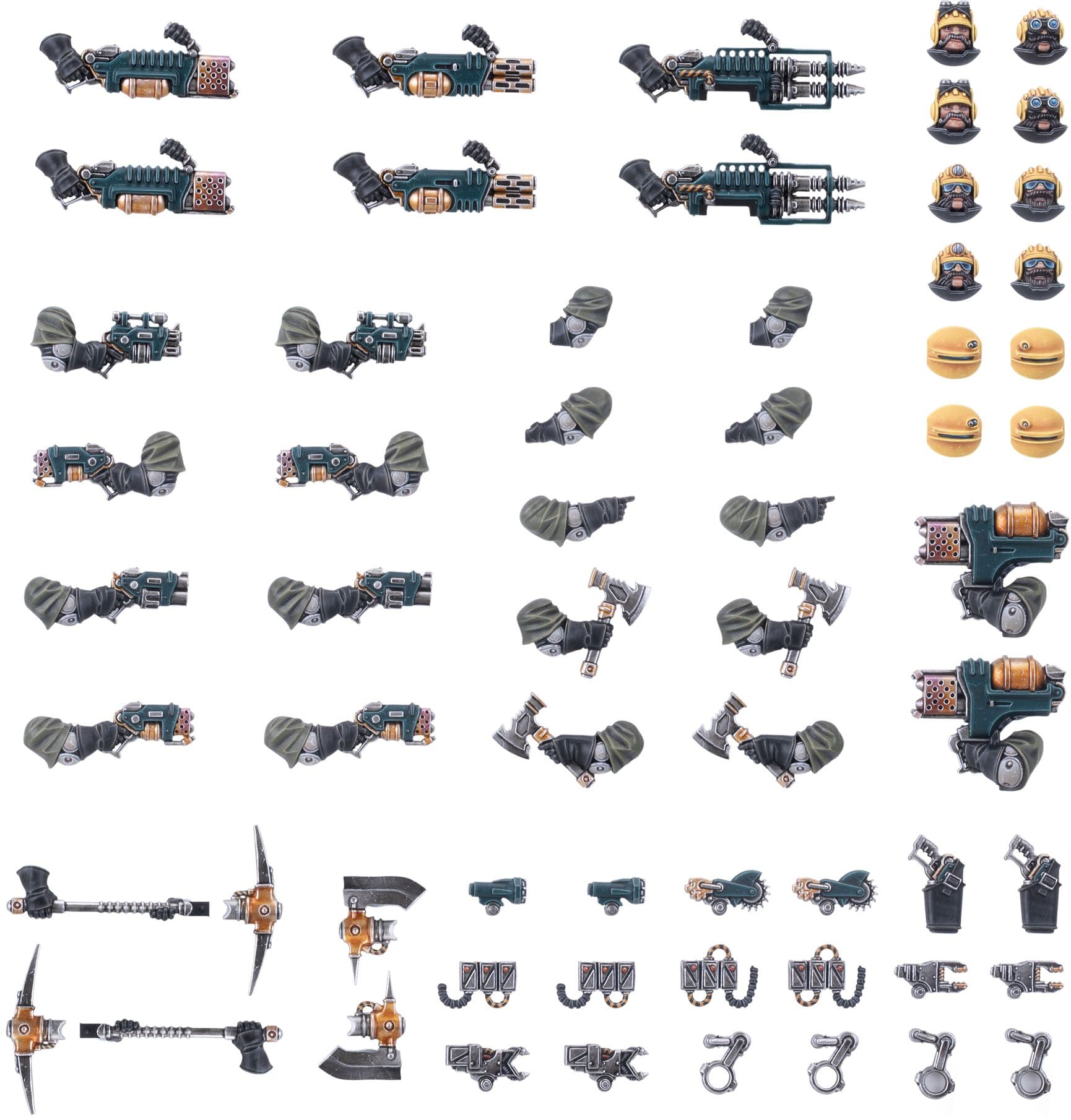 Necromunda: Ironhead Squat Prospectors Weapons and Upgrades