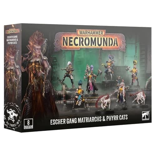 301-75 Warhammer 40,000: Necromunda: Escher Gang Matriarchs & Phyrr Cats - Image 1