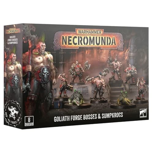 301-76 Warhammer 40,000: Necromunda: Goliath Forge Bosses & Sumpkrocs - Image 1
