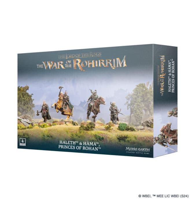 Middle Earth Strategy Battle Game: Haleth & Hama Princes Rohan - Image 1