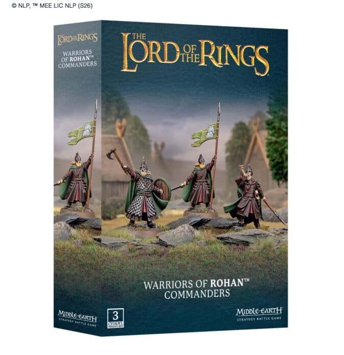 MESBG Warriors Of Rohan Commanders - Image 1