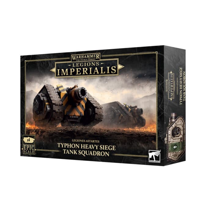 Warhammer: Legions Imperialis: Typhon Heavy Siege Tank Squadron - Image 1