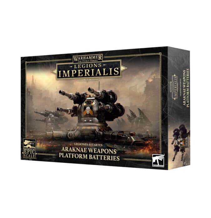Legions Imperialis Legiones Astartes Araknae Weapons Platform Batteries