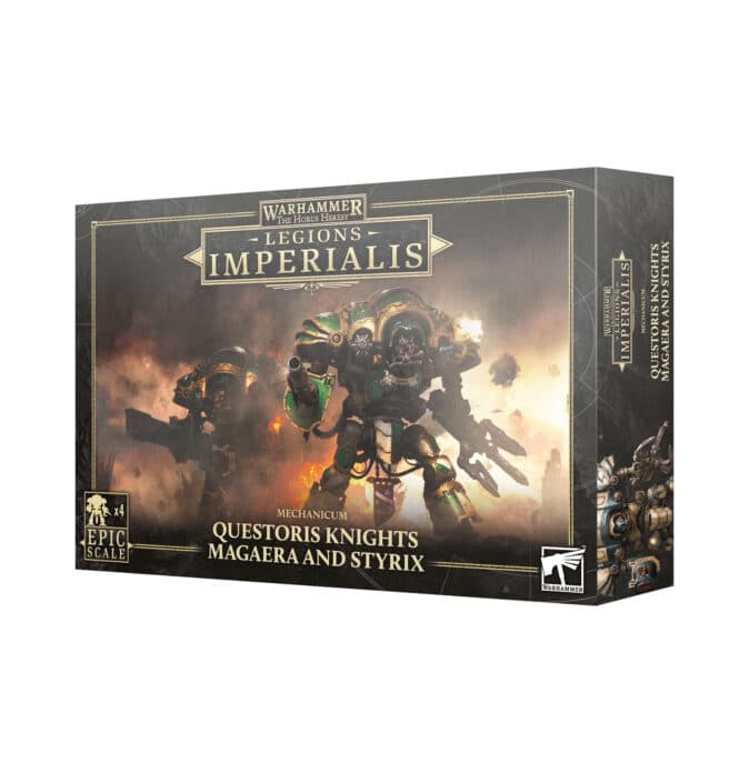 Legions Imperialis: Mechanicum Questoris Knights Magaera Styrix Miniature - Image 1