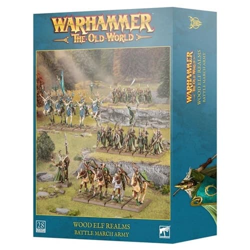 13-110 Warhammer The Old World: Wood Elf Realms: Battle March Army - Image 1