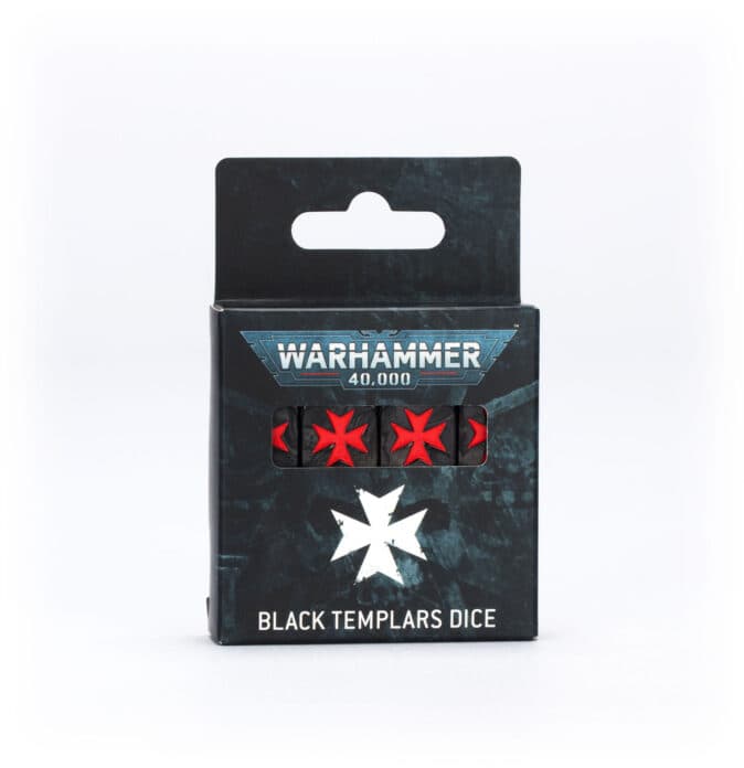 Warhammer 40,000 :Black Templars Dice - Image 1