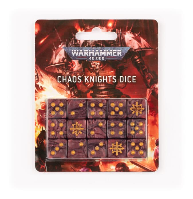 Chaos Knights Dice Set - Image 1
