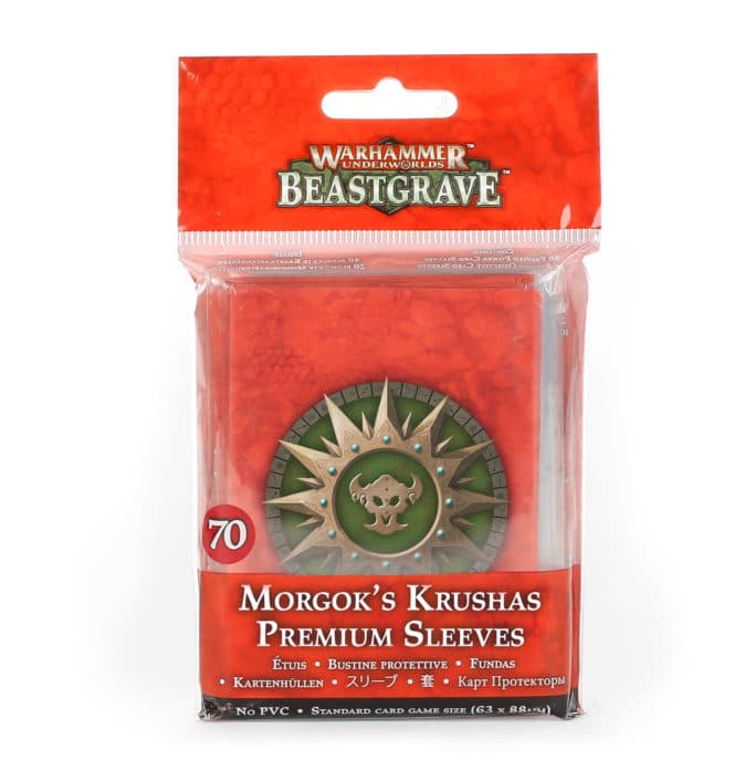 WH Underworlds Morgok's Krushas Premium Sleeves - Image 1