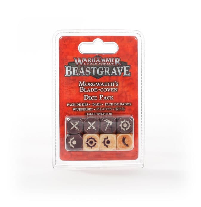 WH Underworlds Morgwaeth's Blade coven Dice Pack