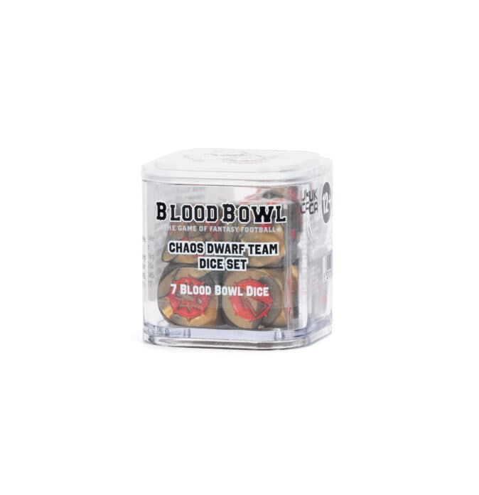 Blood Bowl: Chaos Dwarf Team: Dice set - Image 1