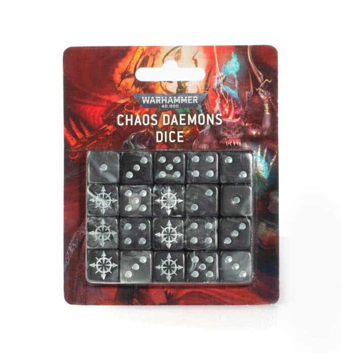 Warhamnmer 40000: Chaos Daemons Dice - Image 1