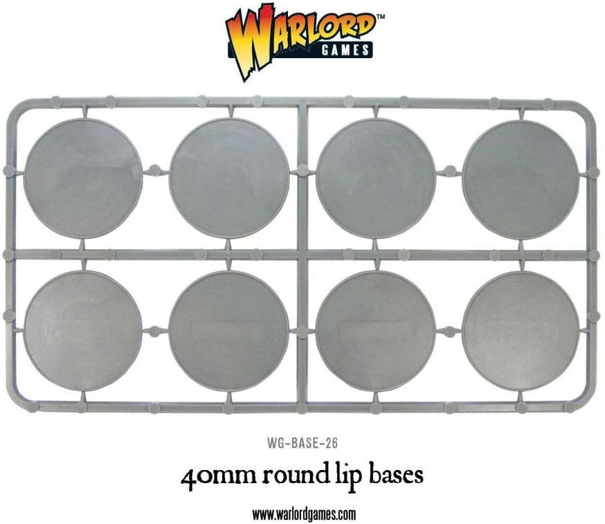 40mm round bases sprue - Image 1