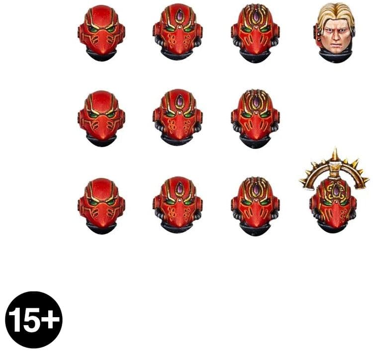 Blood Angels MKVI Heads