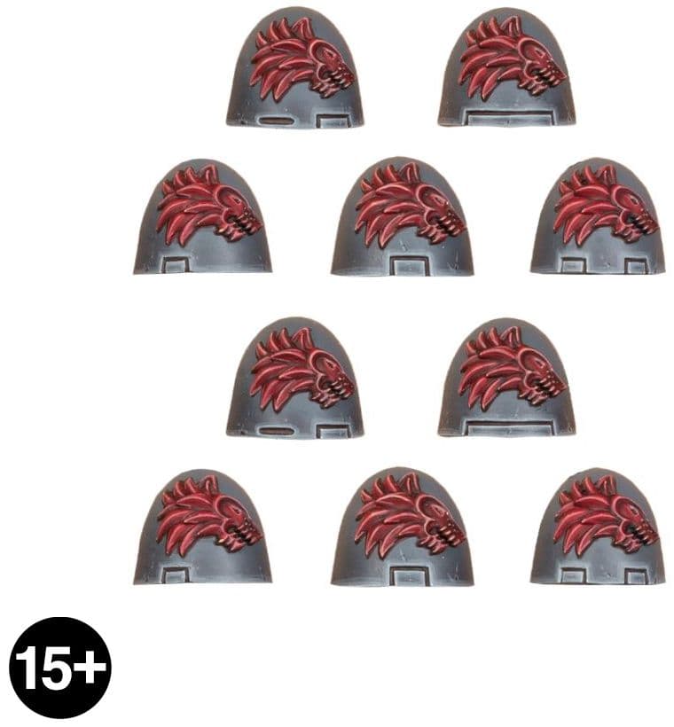 Space Wolves MKVI Shoulder Pads - Image 1