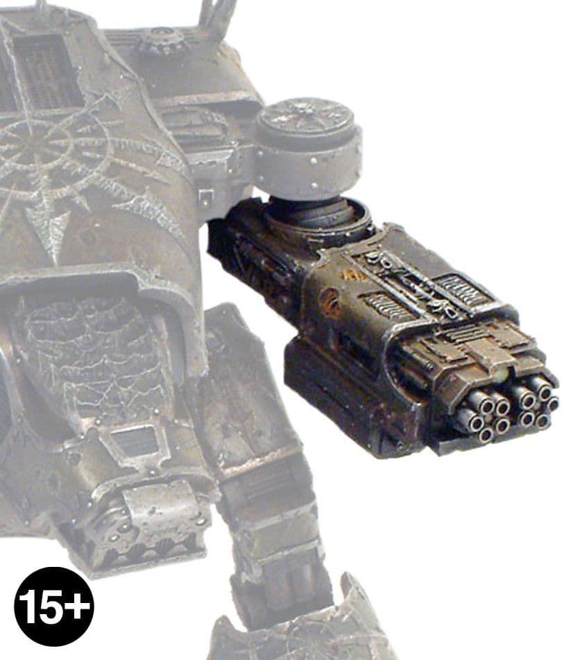 Chaos Warhound Titan Vulcan Mega Bolter - Image 1