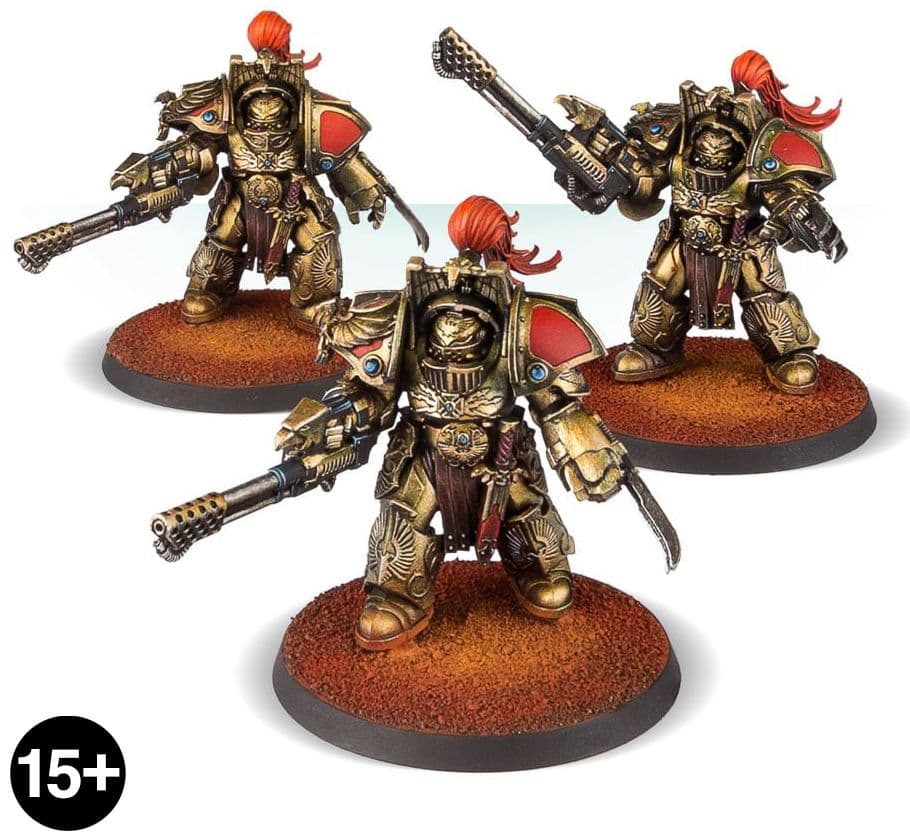 Legio Custodes Aquilon Terminators with Infernus Firepikes