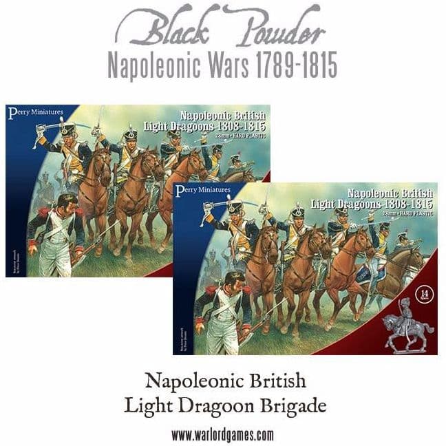 Napoleonic British Light Dragoons 1808-1815 Brigade (2 boxes)