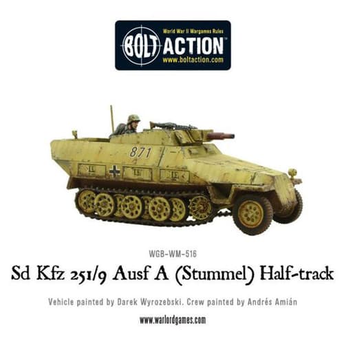 Bolt Action: Sd.Kfz 251/9 Ausf D (Stummel) Half-Track