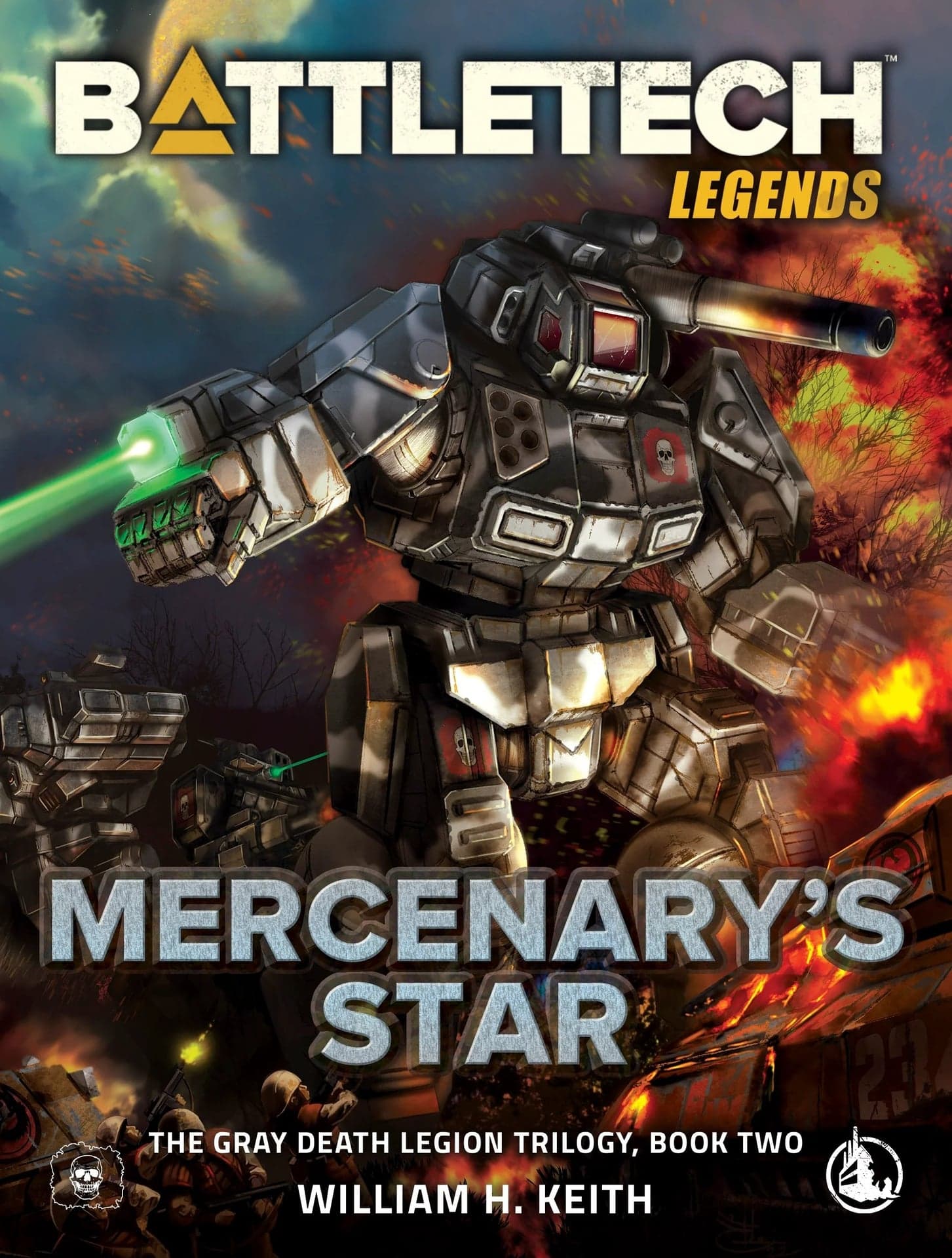 BattleTech Legends: Mercenary's Star (Gray Death Legion Trilogy, Book Two) by William H. Keith