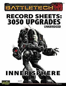 BattleTech: Record Sheet: 3050U Unabridged: Inner Sphere - Image 1