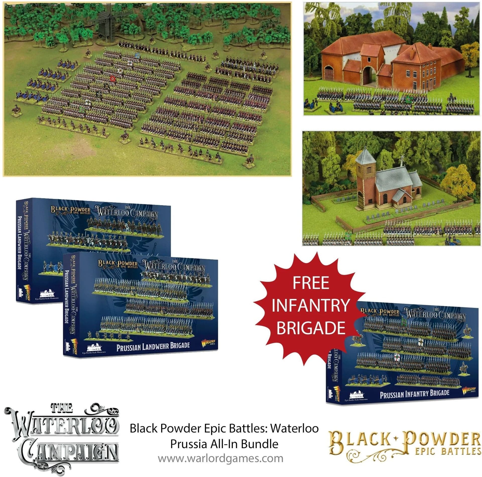 Black Powder Epic Battles: Waterloo Prussia All-In Bundle - Image 1