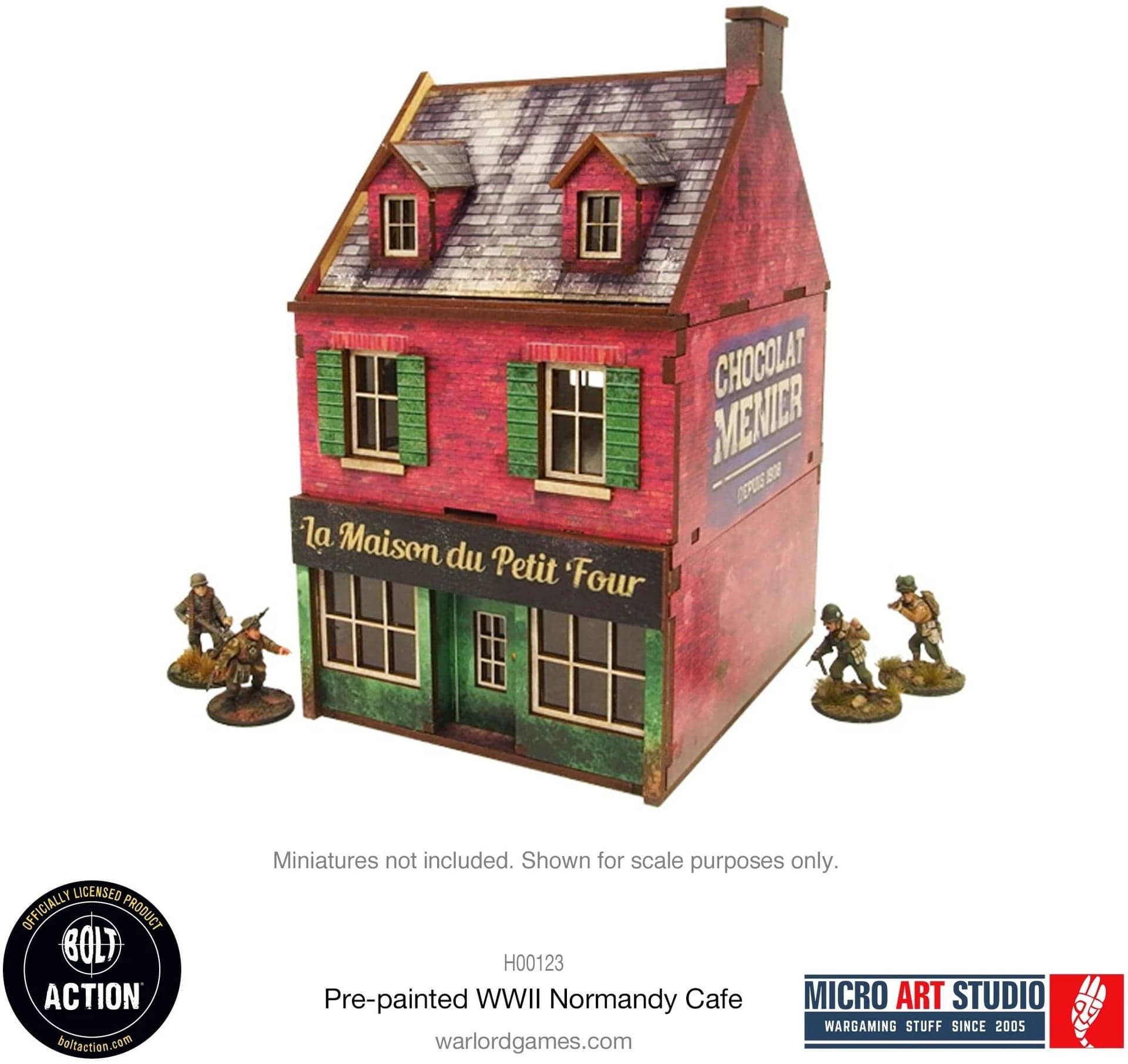 Pre-painted WW2 Normandy Cafe - Image 1