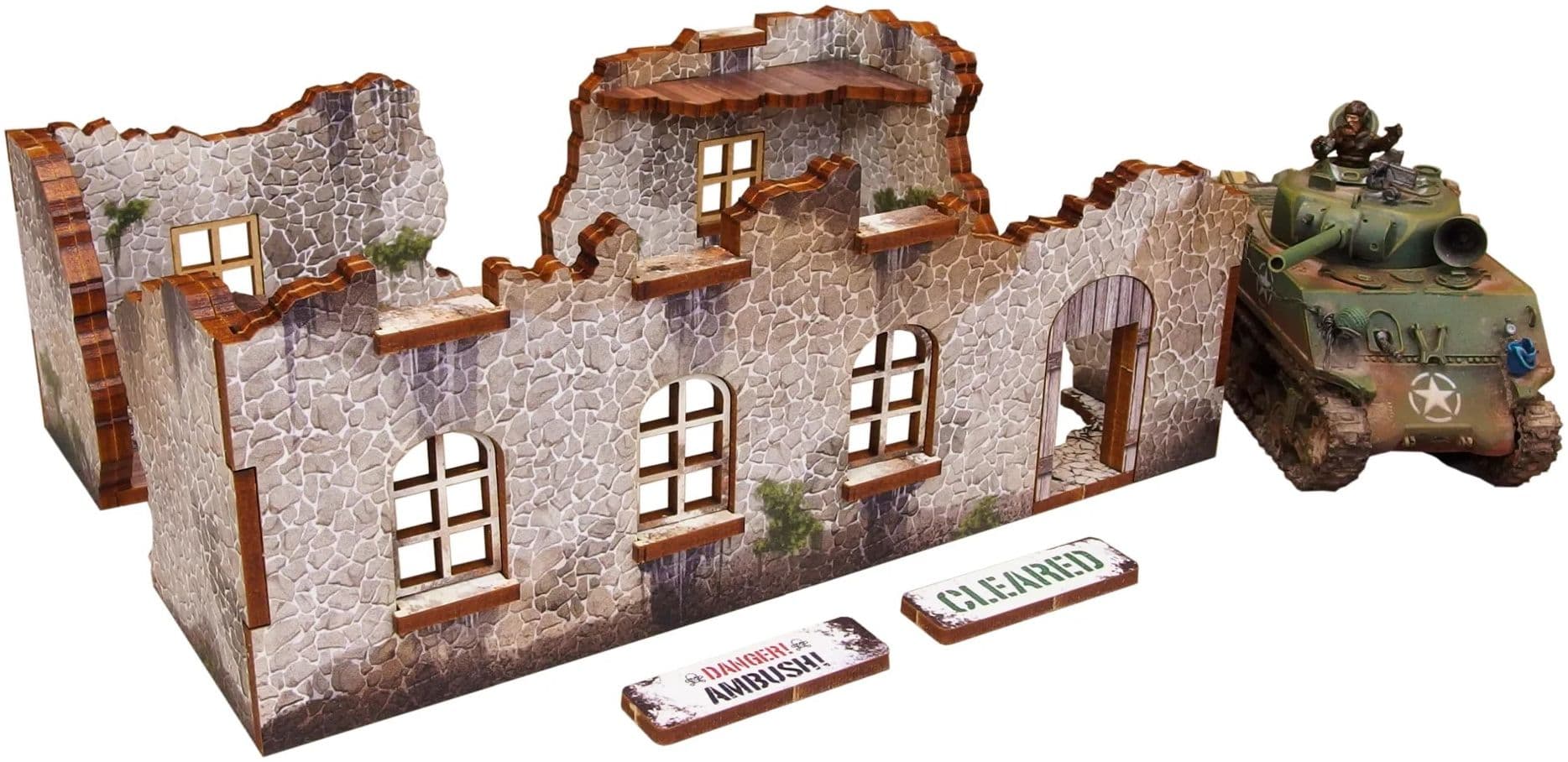 Pre-Painted WW2 Ruin 2 - Image 1