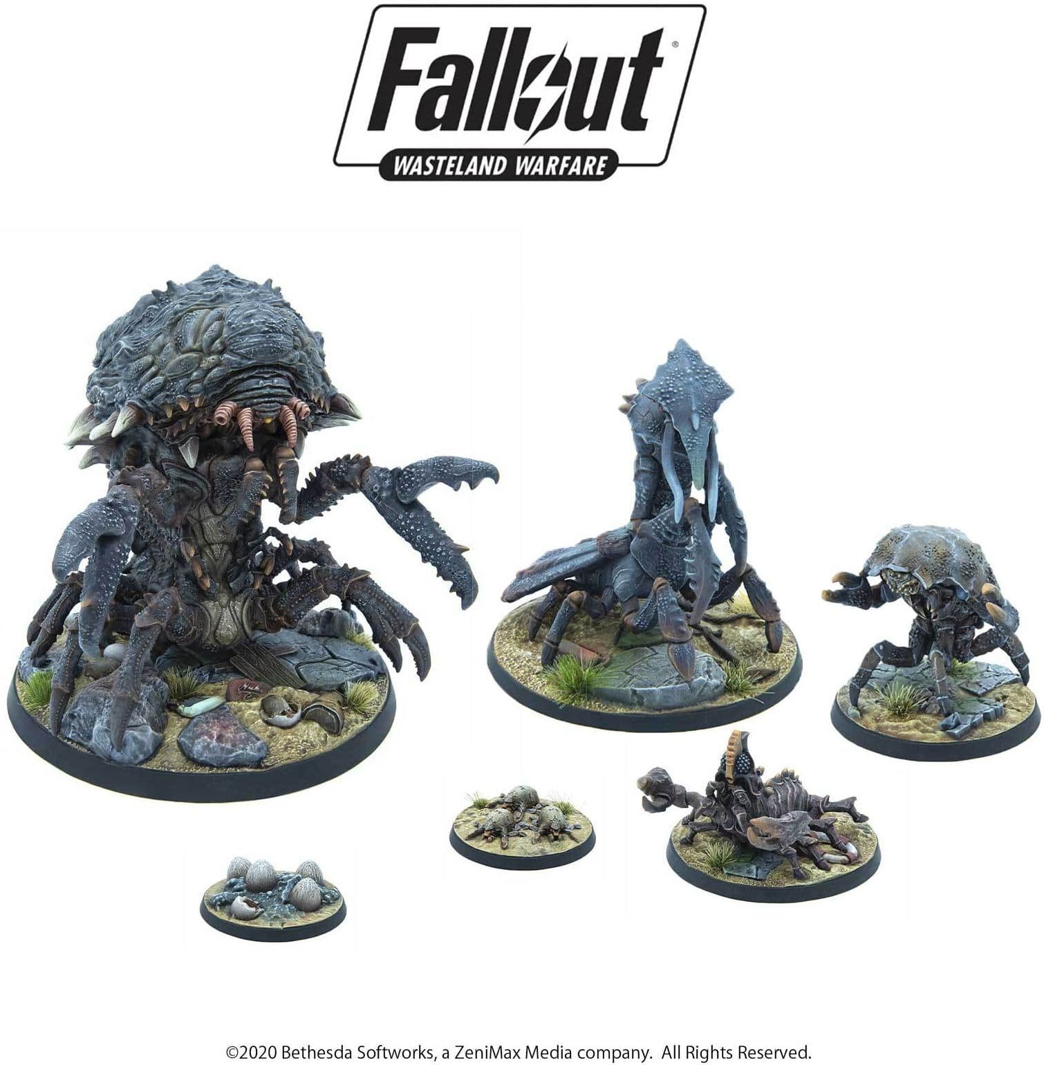 Fallout: Wasteland Warfare - Wasteland Creatures: Mirelurk Bundle - Image 1
