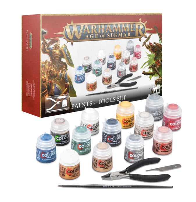 Age of Sigmar: Paint + Tools Set - Image 1