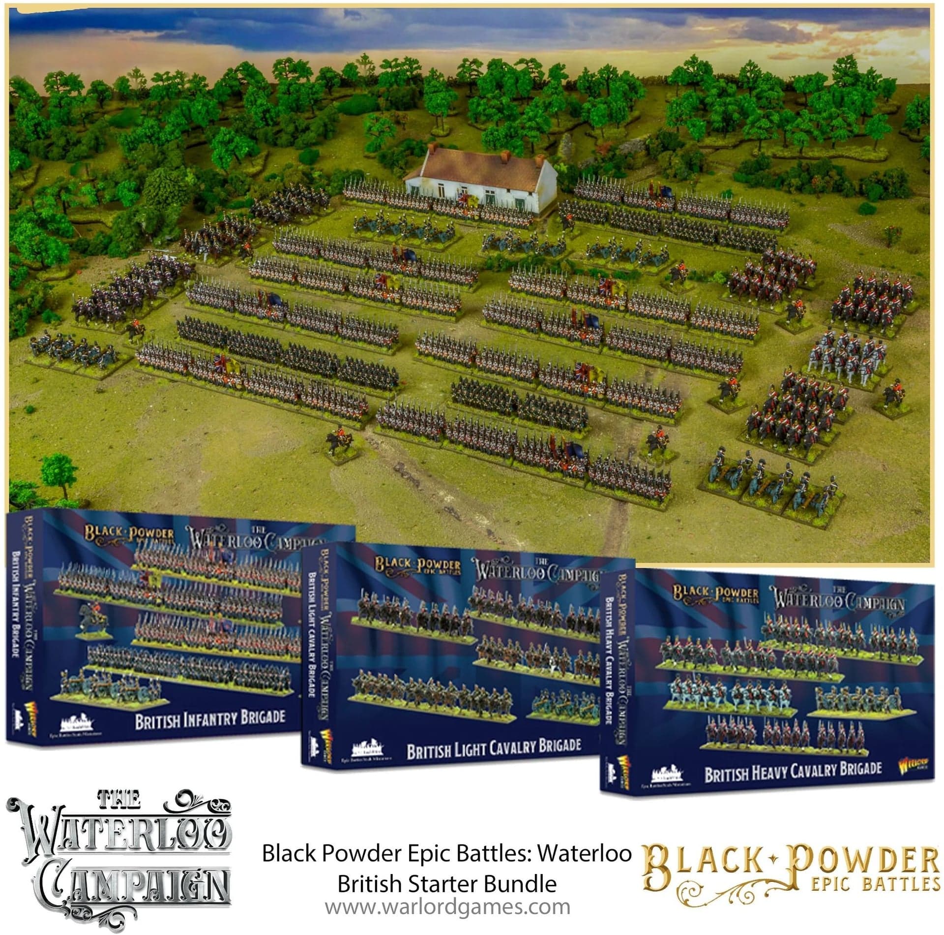 Black Powder Epic Battles: Waterloo British Starter Bundle - Image 1