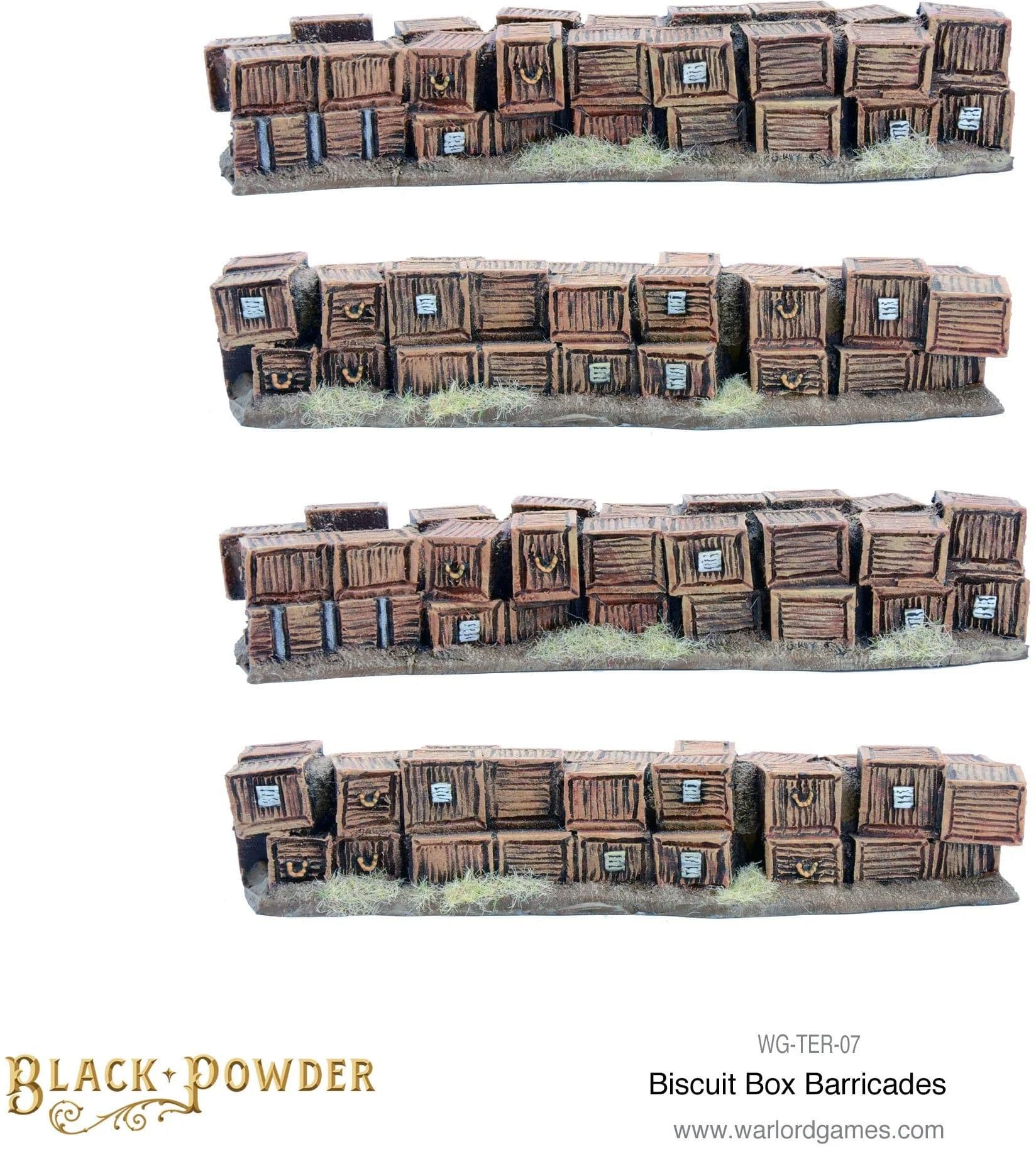 Anglo-Zulu War Biscuit Box barricade set - Image 1