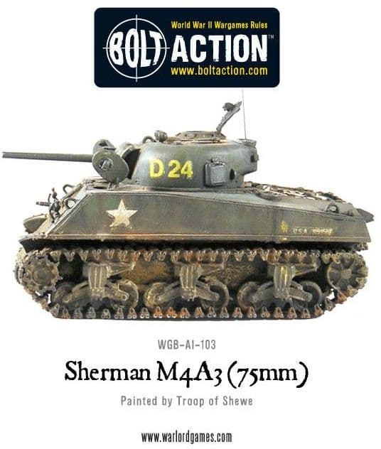 Sherman M4A3 75mm Tank - Image 1
