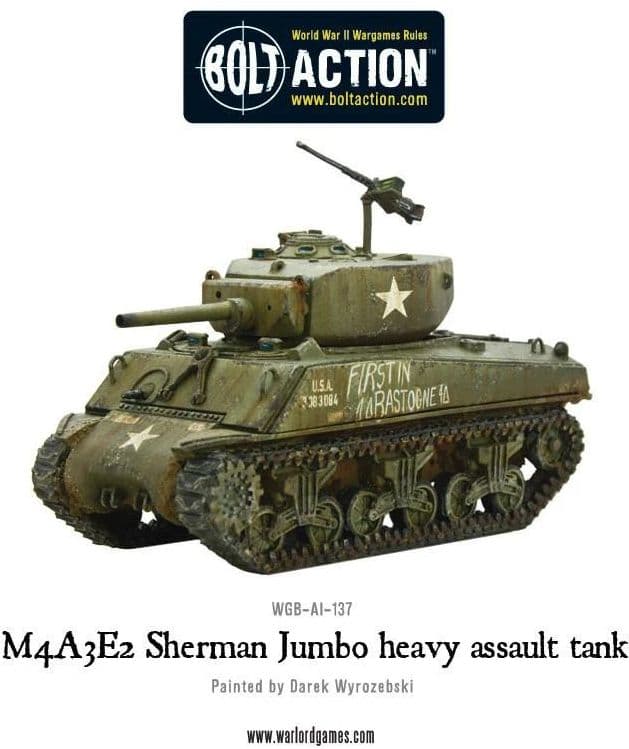 M4A3E2 Sherman Jumbo heavy assault tank