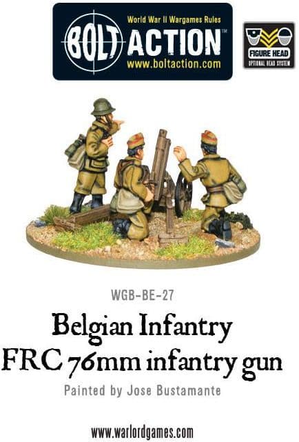 Belgian FRC 76mm infantry gun - Image 1