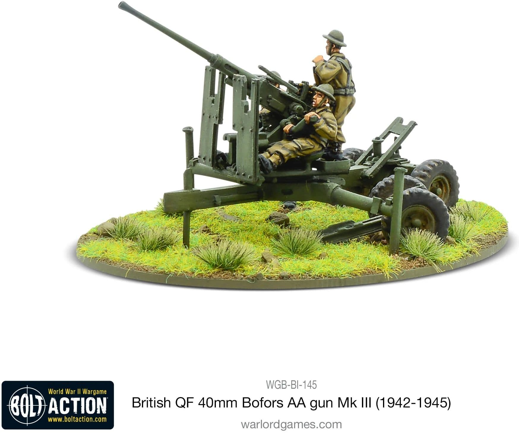 British QF 40mm Bofors AA gun Mk III (1942-1945) - Image 1