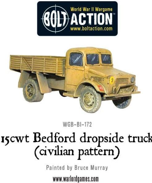 15cwt Bedford dropside truck (civilian pattern)
