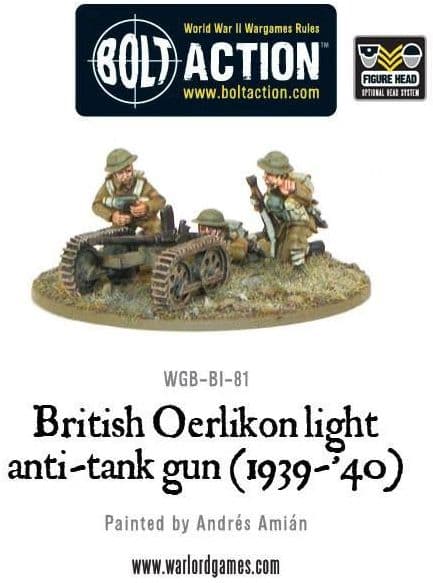 British Oerlikon light anti-tank gun (1939-40)